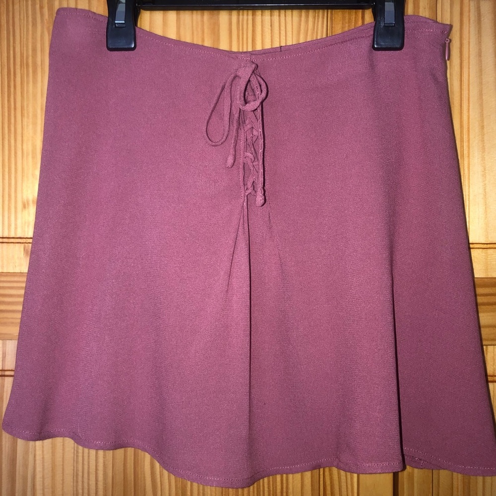 Kendall & Kylie rose colored skirt